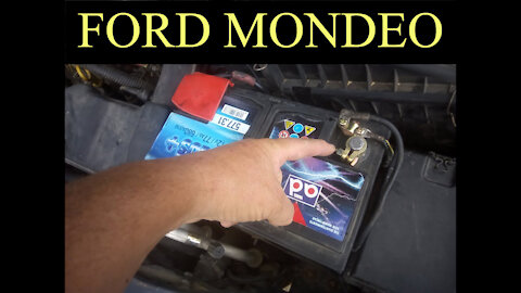 Ford Mondeo MK1 1993 1996 - Change the battery terminals DIY