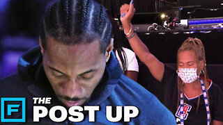 Kawhi Leonard's Mom Kneels With Players Inside NBA Bubble | The Post Up