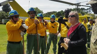 SOUTH AFRICA - Cape Town - Joint Operation for the 2019/20 Fire Season between United States and South Africa (Video) (ZXc)