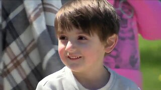 Parade for 4-year-old celebrating first birthday without his dad