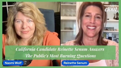 California Candidate Reinette Senum Answers The Public's Most Burning Questions