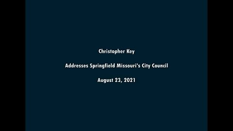 Vaccine Police speaks at the Springfield Missouri City Council