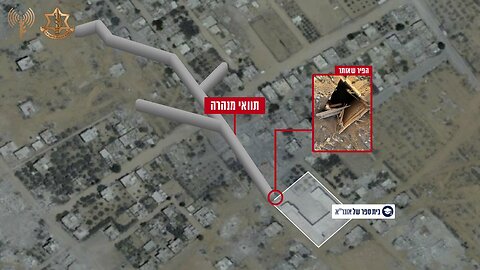 The IDF says it has demolished a Hamas tunnel in southern Gaza's Rafah that