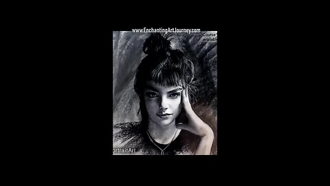 Girl Portrait Art Video