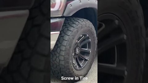 Found screw in tire