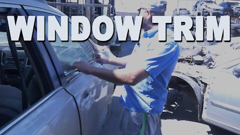 How To Remove a Window Glass Trim - 2010 Subaru Outback