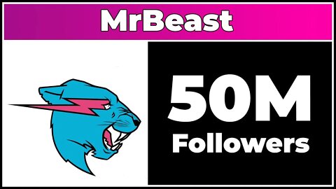 MrBeast 50 Million Followers LIVE - TikTok live follower count