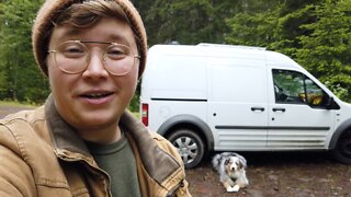 Milo Meloy's Ford Transit Connect DIY Conversion Camper Van