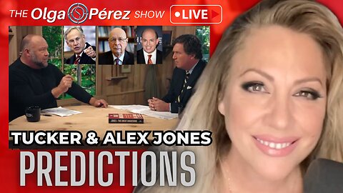 Tucker Carlson - The Alex Jones Interview Live REACTION! | The Olga S. Pérez Show | Ep. 201