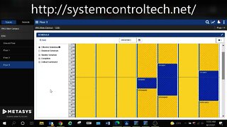 Review of Johnson Controls Metasys 11 Scheduling and a few improvement ideas