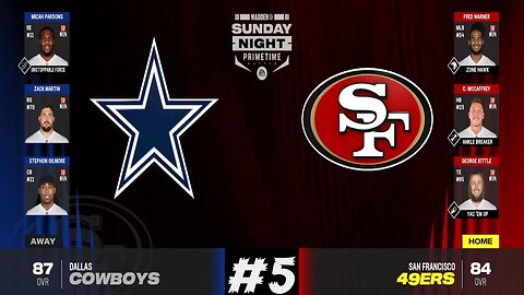 Madden 24 Game 5 Dallas Cowboys Vs San Francisco 49ers (OMG Finish)