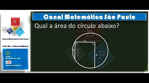 Geometria Plana: Área de um Círculo