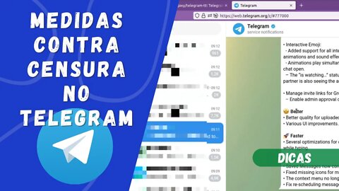 Como contornar uma possível censura do Telegram