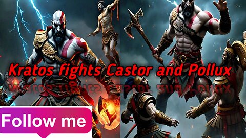 Kratos fights Castor and Pollux