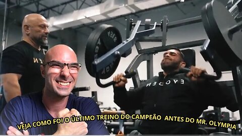 Reagindo ao treino do Derek Lunsford