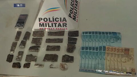 Caratinga: Polícia Militar prende Homem e apreende drogas no Bairro Santa Zita.