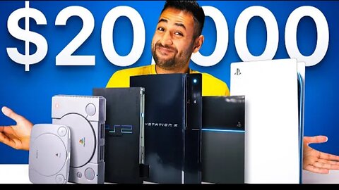 I brought every PlayStation ever.