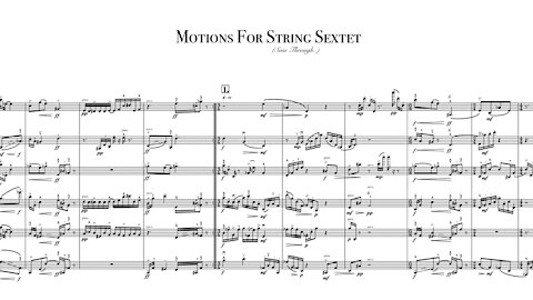 Joseph DiAmore - "Motions For String Sextet" - Music Video