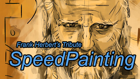 Frank Herbert SpeedPainting Tribute