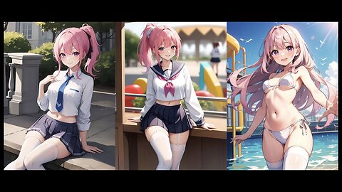 AI Lookbook Anime Beauty - Farewell for Spring(18+)