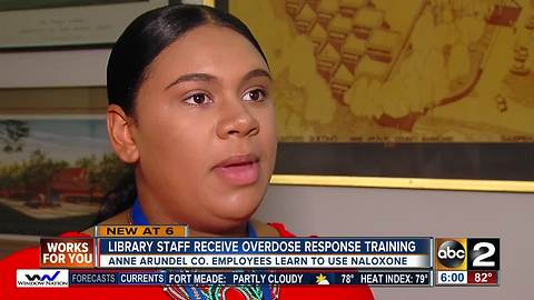 AACo Library staff receive overdose response training