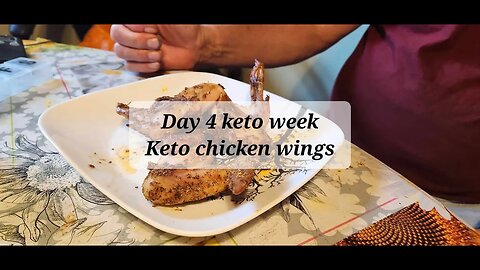 Day 4 keto week. Keto chicken wings #keto #ketorecipes