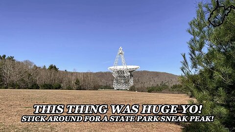 CHECKING OUT GREEN BANK TELESCOPE