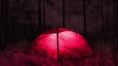 Sounds Of Rain And Thunder For Sleep - 99% Instantly Fall Asleep With Rain Sound & Lightening Tent