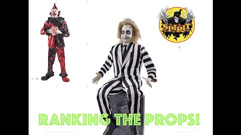 Ranking all of the 2021 Spirit Halloween props worst to best!