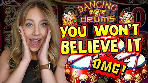 😱 WINNING BIG MONEY on DANCING DRUMS & BUFFALO GOLD SLOT MACHINES AT THE CASINO!!!