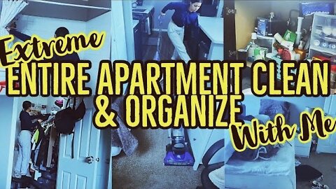 *EXTREME* ENTIRE APARTMENT CLEAN & ORGANIZE WITH ME 2021 | SPEED CLEANING MOTIVATION | ez tingz