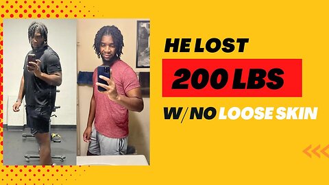 Lost Nearly 200 lbs With No Loose Skin Reversed Depression and Transformed His Life (PART 1)