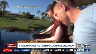 FAA investigates Vegas hot air balloon stunt