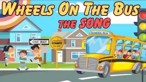 The Wheels On The Bus Song | Kids Nursery Rhyme Sing Along 😄