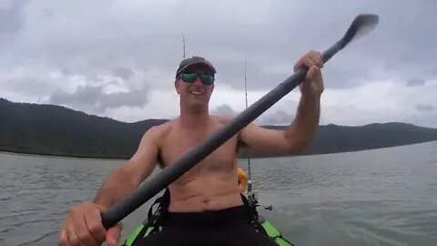 1 Solo Hootchie camping on mini island Kayaking Beach Shark fishing