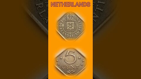 NETHERLANDS ANTILLES 5 CENTS 1984.#shorts @COINNOTESZ #netherlands