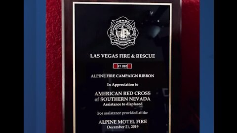 Red Cross recognized for helping Alpine Motel fire victims