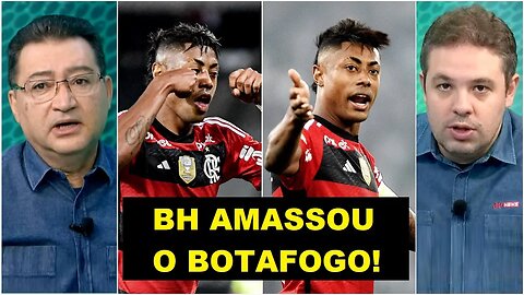 "O Bruno Henrique ACABOU COM O JOGO! E DEU PRA VER que o Flamengo contra o Botafogo..." VEJA DEBATE!