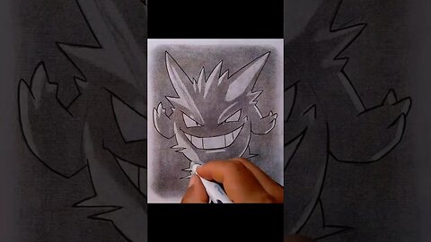 Desenhando Gengar #gengar #pokemon