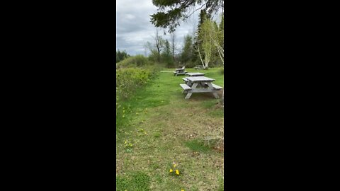 Canadá - Lago no parque nacional em Quebec