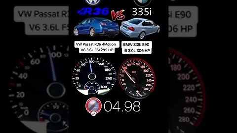 BMW 335i VS VW PASSAT 3.6L FSI 4MOTION