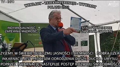 INKARNACJA JEST PROCESEM ODRODZANIA DUSZY DUCHA I UMYSŁU. POPRZEZ INKARNACJĘ NASTĘPUJE ROZWÓJ-TV NFO