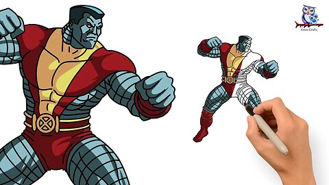 How to Draw Colossus X-Men - Step by Step