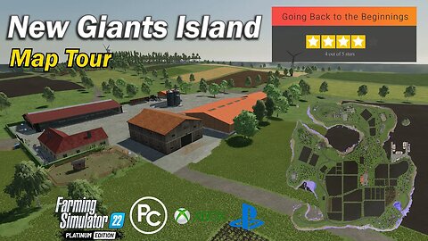 New Giants Island | Map Tour | Farming Simulator 22