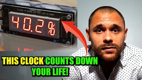 This Clock COUNTS DOWN YOUR LIFE