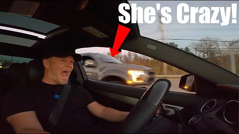 LOL.. My Wife Thought She Had A Chance In Her Raptor (Vol.2) Ft. Almost Getting Hit By A Blind Lady!