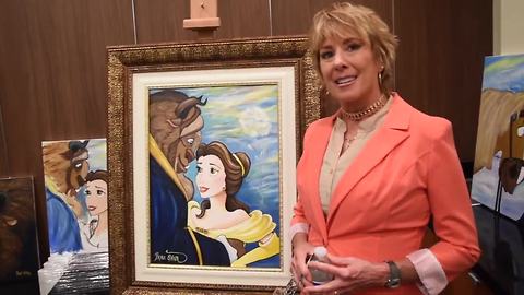 Voice of Disney's Belle, Paige O'Hara now paints her too, showcases art at Las Vegas gallery