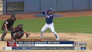 Big League Weekend returns to Cashman Field