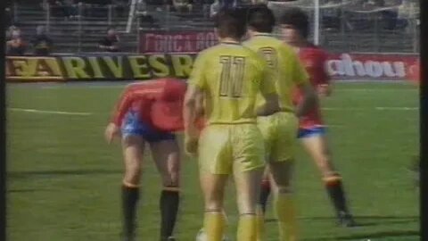 1988 UEFA Euro Qualification - Romania v. Spain