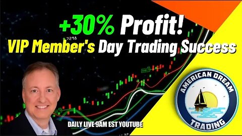 Day Trading Excellence - VIP Member's +30% Profit Journey In The Stock Market